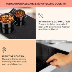 Klarstein Virtuosa 5 Built-in Hob 5 Zones 8500 W Glass Ceramic -Kitchen Supplies Discount Store 101009546 4