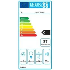 Econolux ART28369 60cm Curved Glass Cooker Hood -Kitchen Supplies Discount Store 13016788 5