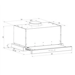 Klarstein Vinea Substructure Cooker Hood Extractor Hood Flat Screen Hood 60cm Black 11 Klarstein Vinea Substructure Cooker Hood Extractor Hood Flat Screen Hood 60cm Black -Kitchen Supplies Discount Store 22969331 5