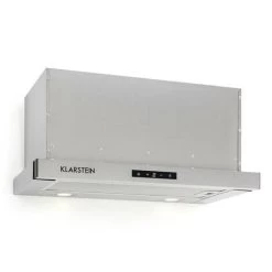 Klarstein Vinea Substructure Cooker Hood Extractor Hood Flat Screen Hood 60cm Silver