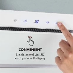 Klarstein Hektor Cooker Extractor Hood Built-in 52cm Exhaust: 530 M³ / H LED Touch Glass -Kitchen Supplies Discount Store 22969737 4