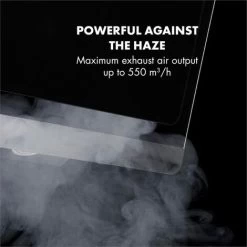 Klarstein Aurora Eco 90 Cooker Extractor Hood 550 M³ / H LED Display Black 9 Klarstein Aurora Eco 90 Cooker Extractor Hood 550 M³ / H LED Display Black -Kitchen Supplies Discount Store 22969749 3