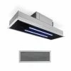 Klarstein High Line Ceiling Hood 77cm 410 M3 / H 75W 3 Steps Remote Control Black -Kitchen Supplies Discount Store 22969845 1