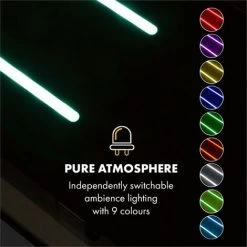 Klarstein High Line Ceiling Hood 90cm 410 M3 / H 75W 3 Steps Remote Control Black -Kitchen Supplies Discount Store 22969846 4