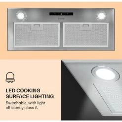 Klarstein Paolo Cooker Hood Built-in 72 Cm EEC: A 593 M³/h -Kitchen Supplies Discount Store 22970438 3