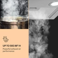Klarstein Paolo Cooker Hood Built-in 72 Cm EEC: A 593 M³/h -Kitchen Supplies Discount Store 22970438 4