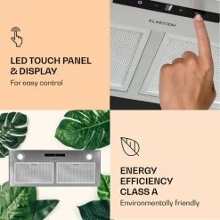 Klarstein Paolo Cooker Hood Built-in 72 Cm EEC: A 593 M³/h -Kitchen Supplies Discount Store 22970438 5