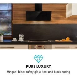 Klarstein Laurel 90 Cooker Extractor Hood 90cm Exhaust Air: 350 M³ / H LED Touch Black 8 Klarstein Laurel 90 Cooker Extractor Hood 90cm Exhaust Air: 350 M³ / H LED Touch Black -Kitchen Supplies Discount Store 22970458 2