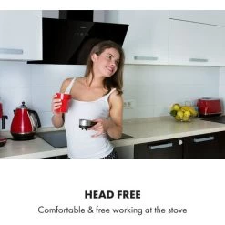 Klarstein Laurel 90 Cooker Extractor Hood 90cm Exhaust Air: 350 M³ / H LED Touch Black 11 Klarstein Laurel 90 Cooker Extractor Hood 90cm Exhaust Air: 350 M³ / H LED Touch Black -Kitchen Supplies Discount Store 22970458 5