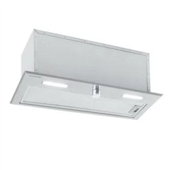 Klarstein Simplica Extractor Hood Recessed 70cm Exhaust Air: 400 M³ / H LED Stainless Steel