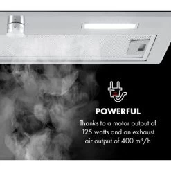 Klarstein Simplica Extractor Hood Recessed 70cm Exhaust Air: 400 M³ / H LED Stainless Steel -Kitchen Supplies Discount Store 22970641 4