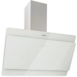 Klarstein Aurica 90 Cooker Hood 90 Cm 600 M³/h LED Touch Glass White