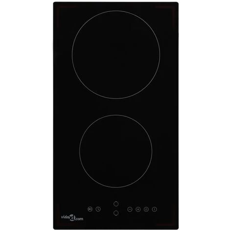 Ceramic Hob With 2 Burners Touch Control 3000 W 3 Ceramic Hob With 2 Burners Touch Control 3000 W