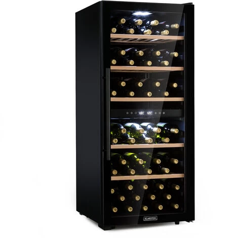 Klarstein Barossa 102 Duo Wine Refrigerator 102 Bottles 226 Litres 2 Zones Touch Control 3 Klarstein Barossa 102 Duo Wine Refrigerator 102 Bottles 226 Litres 2 Zones Touch Control