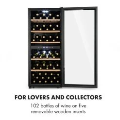 Klarstein Barossa 102 Duo Wine Refrigerator 102 Bottles 226 Litres 2 Zones Touch Control 9 Klarstein Barossa 102 Duo Wine Refrigerator 102 Bottles 226 Litres 2 Zones Touch Control -Kitchen Supplies Discount Store 33503304 3