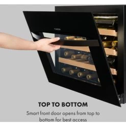 Klarstein Vinsider 24 Built-In Uno Wine Refrigerator Built-in 1 Zone 24 Bottles -Kitchen Supplies Discount Store 33503384 3