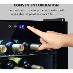 Klarstein Shiraz 24 Uno Wine Refrigerator 63 Litres 24 Bottles Touch Control Panel 5-18°C -Kitchen Supplies Discount Store 33503501 4