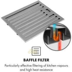 Klarstein Purista Americana, Extractor Hood, Baffle Filter, 306 M³ / H -Kitchen Supplies Discount Store 33504423 3