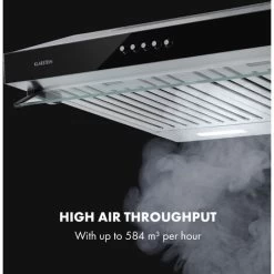 Klarstein Purista Americana, Extractor Hood, Baffle Filter, 306 M³ / H -Kitchen Supplies Discount Store 33504423 4