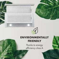 Klarstein Viola Extractor Hood Stainless Steel 59.6 Cm 612m³ / H EEC A Silver -Kitchen Supplies Discount Store 33596672 3