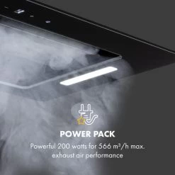 Klarstein Hektor Eco Fan Module 52 Cm 566 M³ / H Touch Glass Black 9 Klarstein Hektor Eco Fan Module 52 Cm 566 M³ / H Touch Glass Black -Kitchen Supplies Discount Store 35415170 3