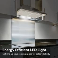 CIARRA 201SS60 Cooker Hood 60cm With Carbon Filters 370m3/h Class A Wall Mounted Extractor Hood 9 CIARRA 201SS60 Cooker Hood 60cm With Carbon Filters 370m3/h Class A Wall Mounted Extractor Hood -Kitchen Supplies Discount Store 36409465 3