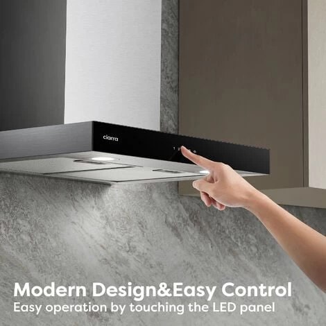 CIARRA 4 Speeds Class A++ 650m3/h Touch Control Chimney Cooker Hood 60cm -CBCS6102 4 CIARRA 4 Speeds Class A++ 650m3/h Touch Control Chimney Cooker Hood 60cm -CBCS6102 - Image 2