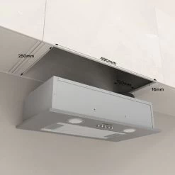 CIARRA 52cm Integrated Cooker Hood With 3-speed Extraction -913ASS52 -Kitchen Supplies Discount Store 36409484 4