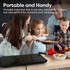 CIARRA 2800W Induction Hob 9 Power Levels 10 Temperature Levels Safety Lock-CUTIH2 10 CIARRA 2800W Induction Hob 9 Power Levels 10 Temperature Levels Safety Lock-CUTIH2 -Kitchen Supplies Discount Store 36409488 4