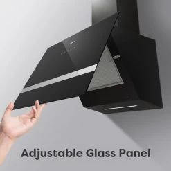 CIARRA 60cm Glass Angled Cooker Hood Class A++ 650m3/h 4 Speeds Touch Control-CD6736HB 9 CIARRA 60cm Glass Angled Cooker Hood Class A++ 650m3/h 4 Speeds Touch Control-CD6736HB -Kitchen Supplies Discount Store 36409489 3