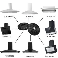 CIARRA CP100 Carbon Filter (2PCS) - Accessories For CIARRA Extractor Hood -Kitchen Supplies Discount Store 36409493 3