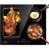 CIARRA Built-in 4 Zones Induction Hob, Integrated Electric Cooktop With 1 Flex Zone 7200W-CD4BFBIH -Kitchen Supplies Discount Store 36409494 1