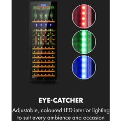 Klarstein First Class 129 Wine Cooler Dispenser 129 Bottles 5-22 ° C Black -Kitchen Supplies Discount Store 36812339 4