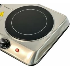 Oypla 2000W Ceramic Portable Infrared Electric Double Hot Plate Hob -Kitchen Supplies Discount Store 40111464 4