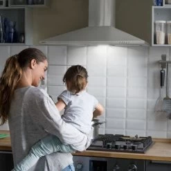 CIARRA 90cm Cooker Hood 2pcs Carbon Filters Class A 370m3/h Stainless Steel Chimney Hood -201SS90 -Kitchen Supplies Discount Store 42185727 4