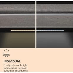 Klarstein Mariana Neo 60, Flat Screen Hood, 60cm, 640 M³ / H, Exhaust Air, LED -Kitchen Supplies Discount Store 42770283 3