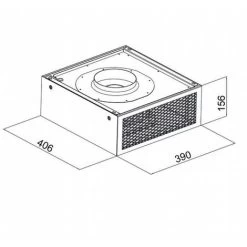 Gemini 100 X 70cm Ceiling Hood With External Motor -Kitchen Supplies Discount Store 49134484 4