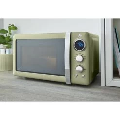 Swan Retro 800W LED Digital Microwave Green 9 Swan Retro 800W LED Digital Microwave Green -Kitchen Supplies Discount Store 53434704 3