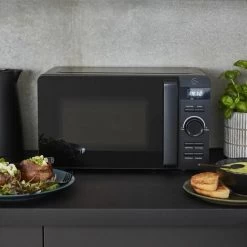 Swan Stealth 20L LED Matt Black Microwave 9 Swan Stealth 20L LED Matt Black Microwave -Kitchen Supplies Discount Store 54673988 3
