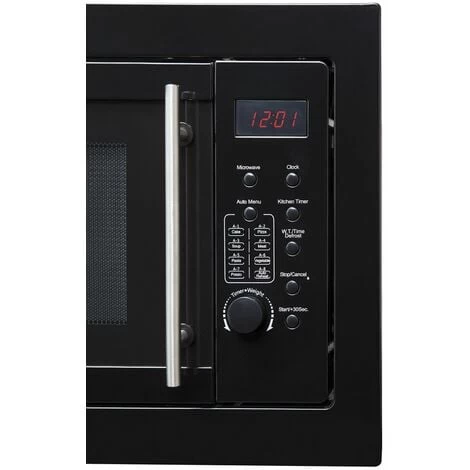 SIA BIM20BL Black 20L Integrated Built In Digital Timer Microwave Oven 6 SIA BIM20BL Black 20L Integrated Built In Digital Timer Microwave Oven - Image 4