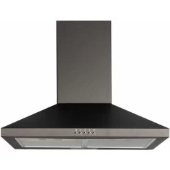SIA CHL70BL 70cm Chimney Cooker Hood Kitchen Extractor Fan In Black -Kitchen Supplies Discount Store 65334535 5