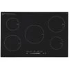 SIA INDH75BL 75cm Black Touch Control 5 Zone Induction Hob With Child Lock -Kitchen Supplies Discount Store 65334557 1