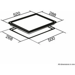 SIA INDH30BL 30cm Black Domino 2 Zone Touch Control Electric Induction Hob -Kitchen Supplies Discount Store 65334602 4