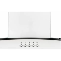 SIA CGH60WH 60cm White Curved Glass Chimney Cooker Hood Kitchen Extractor Fan -Kitchen Supplies Discount Store 65334648 5