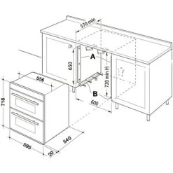 SIA DO111SS 60cm Stainless Steel Built Under Electric Double True Fan Oven -Kitchen Supplies Discount Store 65334650 4