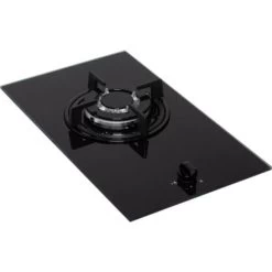 SIA GHG101BL 30cm Black Single Burner Gas On Glass Domino Hob With LPG Kit & FFD -Kitchen Supplies Discount Store 65334658 3