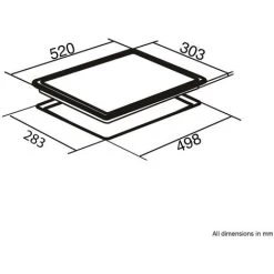 SIA GHG101BL 30cm Black Single Burner Gas On Glass Domino Hob With LPG Kit & FFD -Kitchen Supplies Discount Store 65334658 5