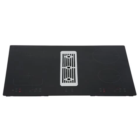 SIA 80cm Black Induction Hob With Built In Downdraft Extractor Fan & Filter 6 SIA 80cm Black Induction Hob With Built In Downdraft Extractor Fan & Filter - Image 4