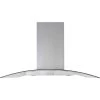 90cm Island Cooker Hood Kitchen Extractor Fan In Stainless Steel - SIA ICH90SS