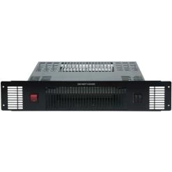 SIA PLH2 2kW Black Slimline Electric Built-in Kitchen Plinth Space Heater